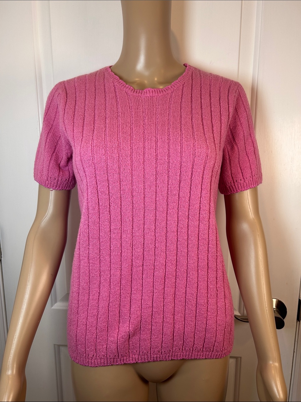 White Stag rib -knit top size S(4-6)